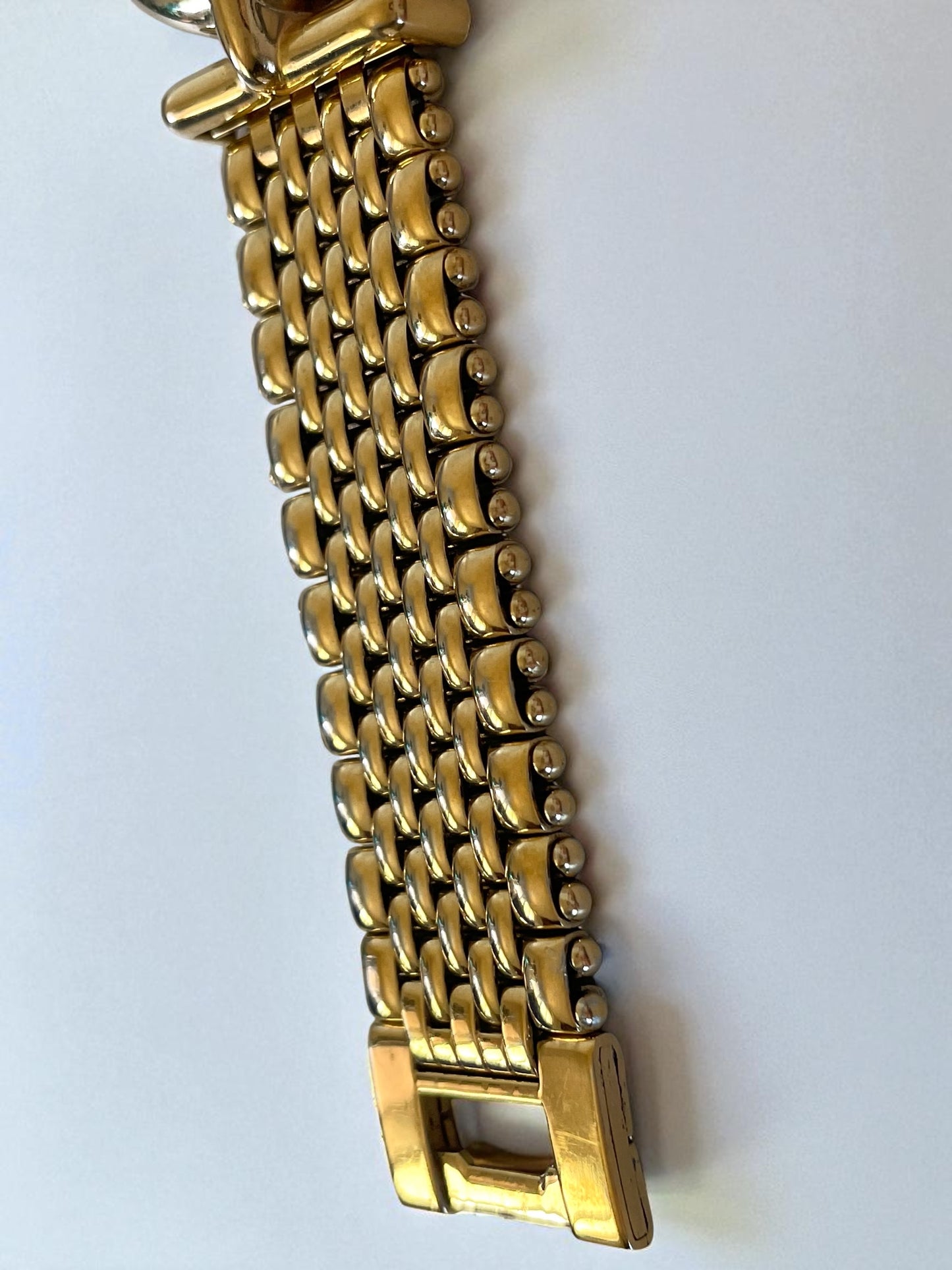 Vintage Givenchy Women’s Gold Plated Quartz Watch Bracelet Band