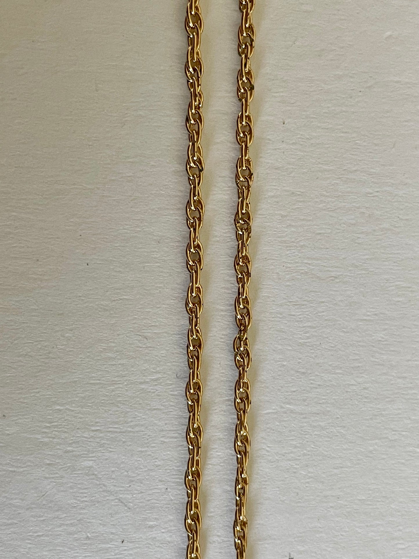 Vintage Christian Dior Necklace – Gold CD Logo & Heart Pendant