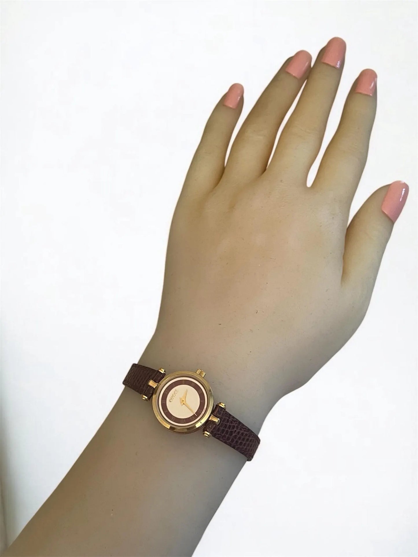 Gucci Vintage Sherry Line Watch | Burgundy Original Leather Strap