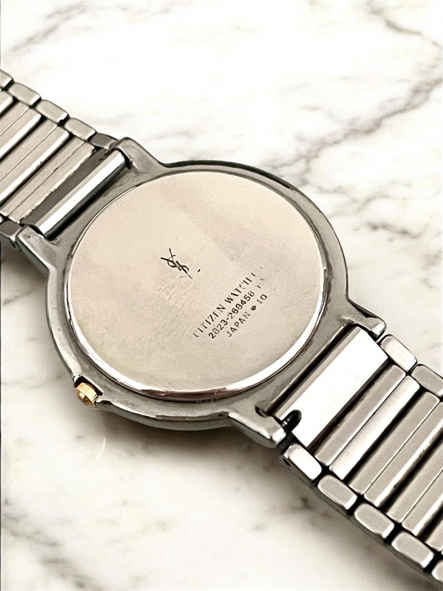 Yves Saint Laurent Vintage Quartz Unisex Watch | Silver Stainless Steel Bracelet